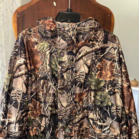 Cabelas Jacket Men's XL Tall Advantage Wetlands Camo Dry-Plus Outdoor Hunting - Picture 2 of 10